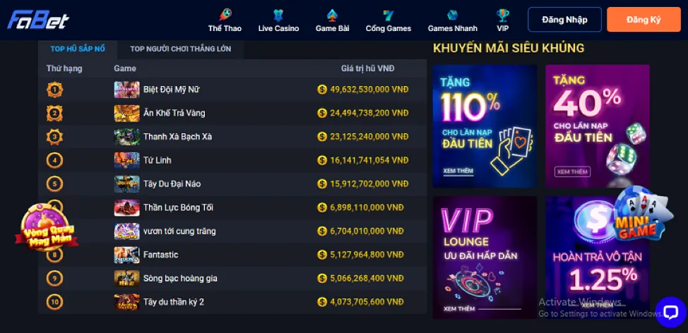 Thưởng chào mừng mmoo bet