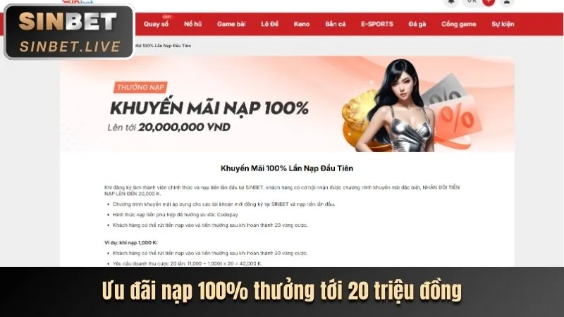 Thưởng chào mừng mmoo bet
